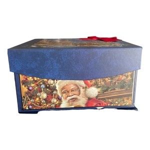 African Americans Christmas Gift Box Gift Wrap - Santa's Sleigh